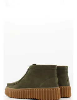 Clearance clarks Derby Femme torhill moss dark green nub