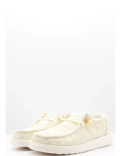 New dude Derby Femme Wendy Crochet Lace Crème