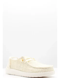 New dude Derby Femme Wendy Crochet Lace Crème