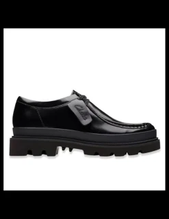 Hot clarks Derby Tendance Homme Badell Seam Shiny Black