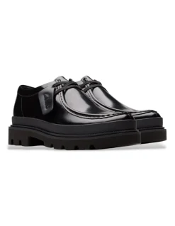 Hot clarks Derby Tendance Homme Badell Seam Shiny Black