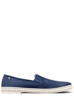Sale rivieras espadrilles homme classic canvas & mesh bleu de travail