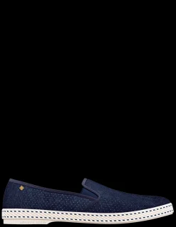 rivieras Espadrilles Homme classic suede marine