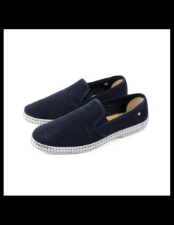 rivieras Espadrilles Homme classic suede marine