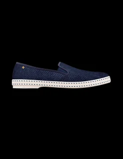 rivieras Espadrilles Homme classic suede marine