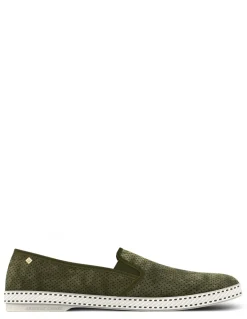 Discount rivieras Espadrilles Homme Classic Suede Nubuck Kaki
