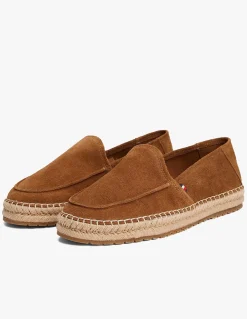 Outlet tommy hilfiger Espadrilles homme hilfiger flex espa s Cognac