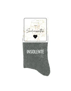 Best sachoussette gris paillettes