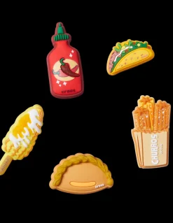 New crocs Jibbitz yummy foods night out 5 pack