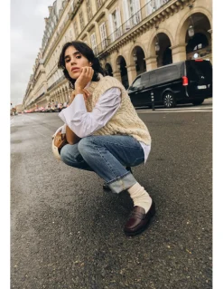 Sale sebago Mocassin Femme Classic Dan Woman Bordeaux Foncé