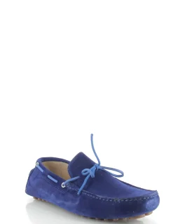 hylton Mocassin Homme 80876-11 Daim Bleu Roi