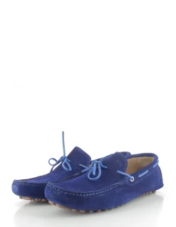 hylton Mocassin Homme 80876-11 Daim Bleu Roi