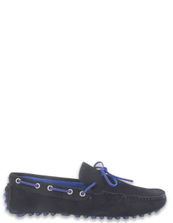 Hot hylton Mocassins Homme 80876-04 Daim Bleu Marine