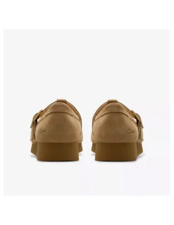 New clarks Moccassins Wallabeeevobar Dark Sand Suede