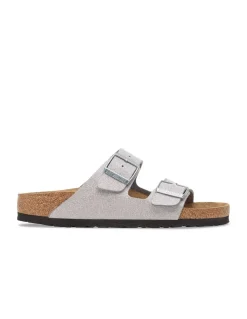 Best birkenstock Mule Femme Arizona Shiny Glitter Silver