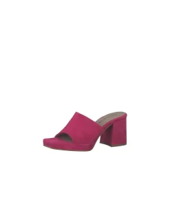 Hot tamaris Mules à Talon femme 27222-20 513 cuir Fuchsia