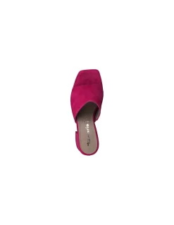Hot tamaris Mules à Talon femme 27222-20 513 cuir Fuchsia