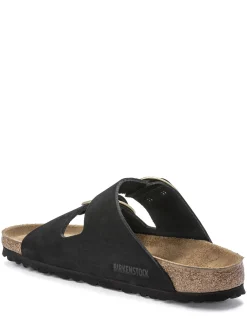 New birkenstock Mules arizona big buckle lenb black (gold) pour Femme