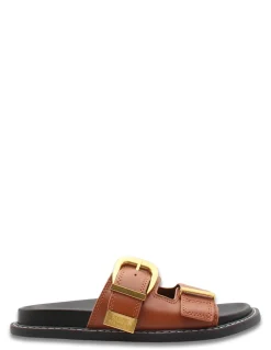 steve madden Mules Femme Arch-e Slides Cuir Marron