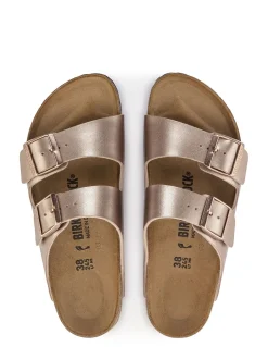 Hot birkenstock Mules Femme Arizona Bf Copper Metalic