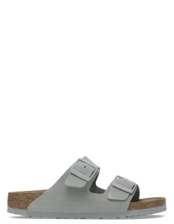 Hot birkenstock Mules femme arizona daim gris