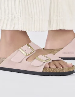 Online birkenstock Mules femme arizona daim rose poudré