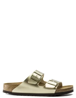 Clearance birkenstock mules femme arizona doré