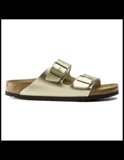 Clearance birkenstock mules femme arizona doré