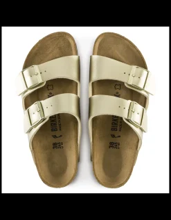 Clearance birkenstock mules femme arizona doré