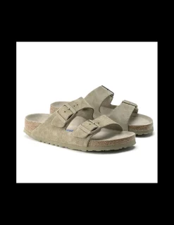 Discount birkenstock mules femme arizona faded kaki