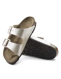Clearance birkenstock Mules Femme Arizona Graceful Pearl White