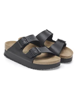 birkenstock Mules Femme Arizona Platform Flex Bf Black Vegan