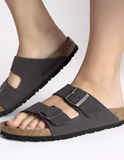 Outlet birkenstock Mules Femme Arizona Velvet Gray