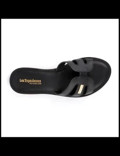 Outlet Les tropeziennes par M.Belarbi Mules Femme Damia Cuir Noir