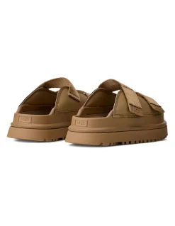 Discount ugg Mules Femme Goldenglow Slide Dark Sand