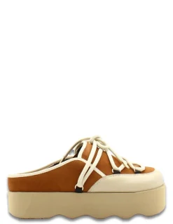 Outlet scholl Mules Femme Lindsay Camel