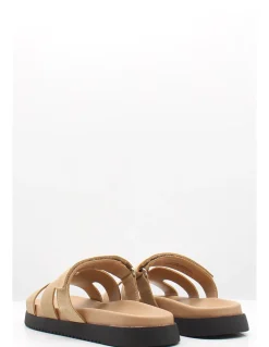 Hot steve madden Mules Femme Missile Beige Cuir