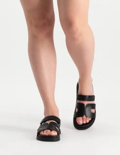 steve madden Mules Femme Missile Noir Cuir