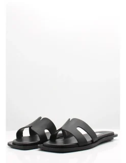 steve madden Mules Femme sofia slides Cuir Noir