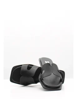 steve madden Mules Femme sofia slides Cuir Noir