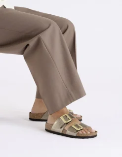 Discount birkenstock Mules Femme Sydney Graceful Taupe
