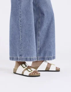 Hot birkenstock Mules Femme sydney white gold