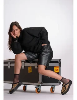 New clarks Mules femme Torhill Mule Imprimé Léopard Daim Noir