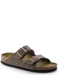 Hot birkenstock Mules homme arizona cuir mocca marron