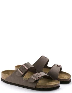 Hot birkenstock Mules homme arizona cuir mocca marron