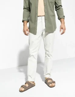 Hot birkenstock Mules homme arizona cuir mocca marron