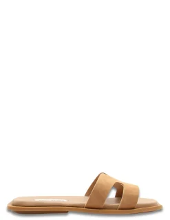 Sale steve madden MulesFemme sofia slides Daim Marron