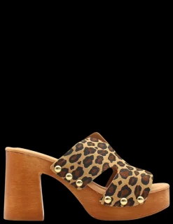 Outlet sandro rosi Sabots à Talons Femme 8484 Leopard