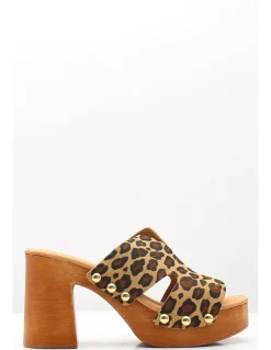 Outlet sandro rosi Sabots à Talons Femme 8484 Leopard