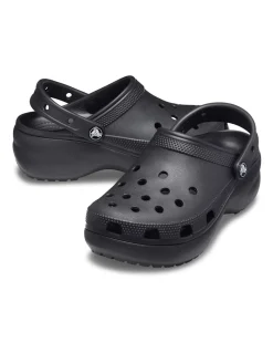crocs Sabots classic platform clog w blk
